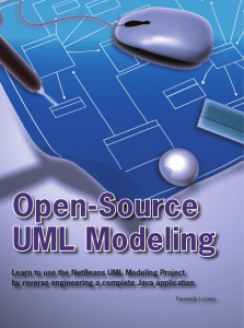 Learn to use the NetBeans UML Modeling Project by reverse