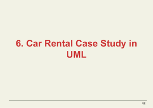 6. Car Rental Case Study in UML