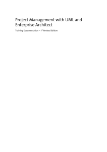 Project Management with UML and Enterprise Architect