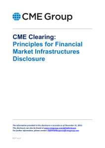 CME Clearing: Principles for Financial Market