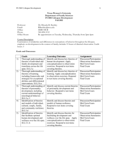 FS 5003 Lifespan Human Development