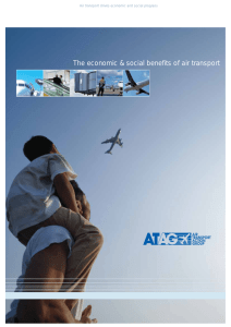 The economic & social benefits of air transport