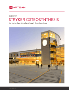 Stryker Osteosynthesis i-Supply Case Study