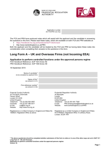 Long Form A – UK and Overseas Firms (not