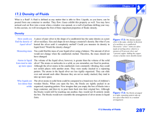 17.2 Density of Fluids