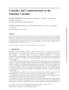 Causality and Counterfactuals in the Situation Calculus