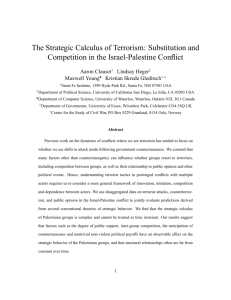 The Strategic Calculus of Terrorism: Substitution