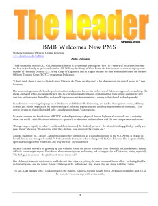 BMB Welcomes New PMS