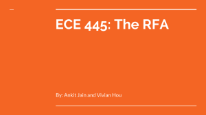 ECE 445: The RFA