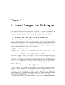 Advanced Integration Techniques
