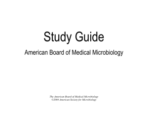 Study Guide 092004 - American Society for Microbiology