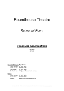 Roundhouse Theatre_Rehearsal Room_TechSpecs08