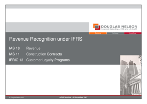 Revenue Recognition under IFRS