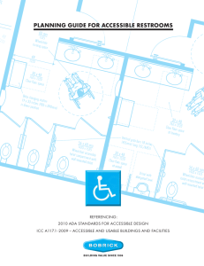 Planning Guide for Accessible Restrooms