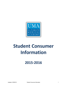 Student Consumer Information