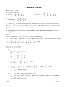 Casino Lab 08 Solutions