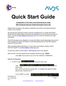 LSS with Hosted IS Quick Start Guide