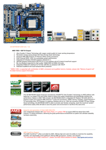 GA-MA785GM-US2H (rev. 1.0) AMD 785G + SB710 Chipset