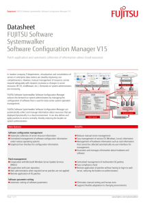 FUJITSU Software Systemwalker Software Configuration Manager