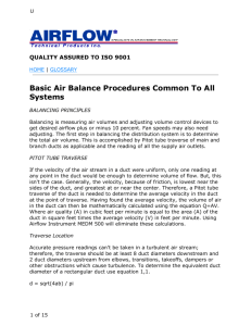 Basic Air Balance Procedures Common To All Systems
