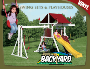 swing sets & playhouses