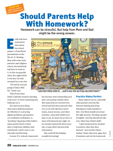 should parents help With homework? - Scope