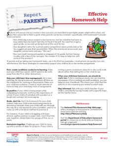 Homework Help - National Association of Elementary School