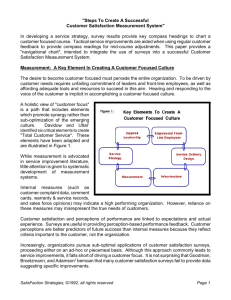 Steps To Create A Successful Customer Satisfaction Measurement