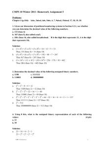 CMPS 10 Winter 2011- Homework Assignment 5