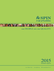 View the 2015 SPIN Annual Report