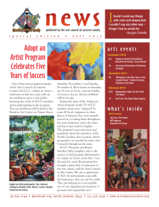 Fall 2012 - the Arts Council of Carteret County