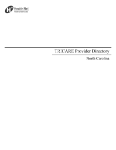 TRICARE Provider Directory - Health Net Federal Services