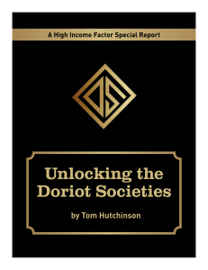 Doriot told his Harvard - The High Income Factor