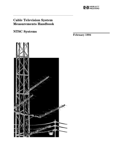 Cable Television System Measurements Handbook