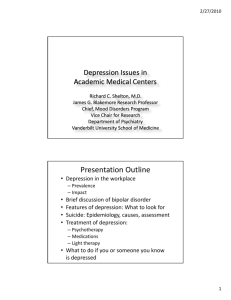 Presentation Outline - Vanderbilt University Medical Center