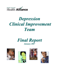 Depression - Washington Health Alliance