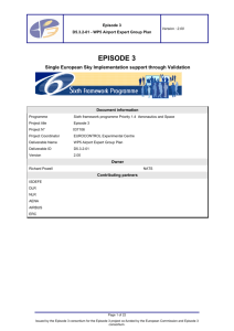Airport Expert Group Plan