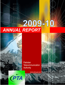 growth - Pakistan Telecommunication Authority