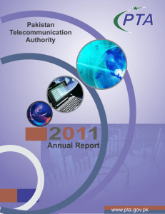 Annual Report - Pakistan Telecommunication Authority