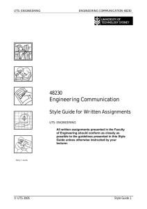 Engineering Communication Style Guide for