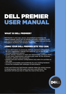 DELL PREMIER USER MANUAL