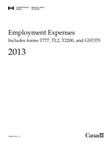 Employment Expenses - Michael O'Leary CGA