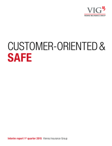 CUSTOMER-ORIENTED & - Vienna Insurance Group