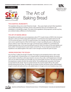 The Art of Baking Bread - University of Kentucky