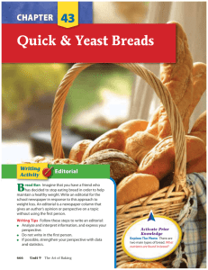 Quick & Yeast Breads