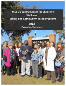 Boeing Center for Children's Wellness 2014 Executive Summary