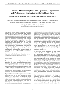 Inverse Multiplexing for ATM. Operation, Applications and