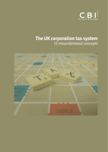 The UK corporation tax system