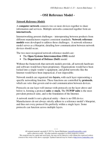 OSI Reference Model