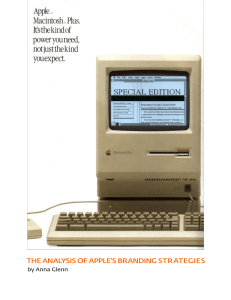 the analysis of apple's branding strategies